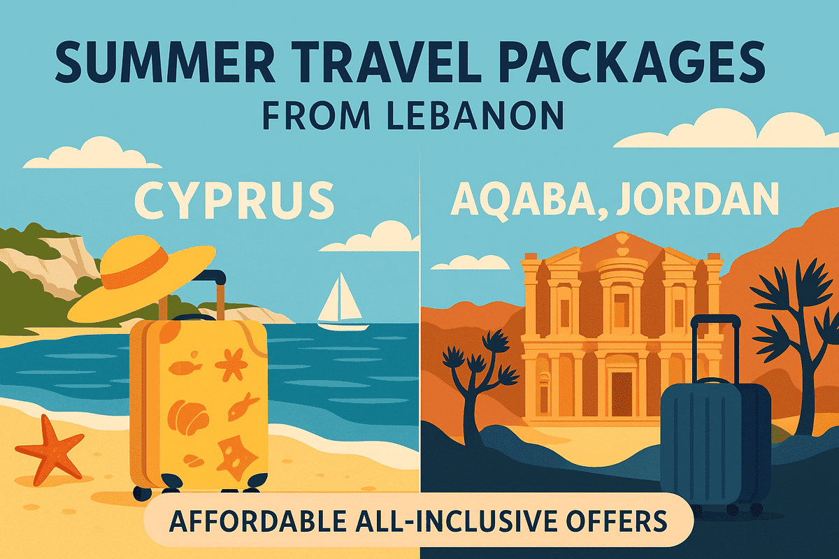 Discover the Best Summer Travel Packages from Lebanon to Cyprus and Jordan
